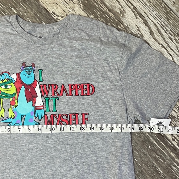 Disney Monsters Inc. “I wrapped it myself” Holiday T-shirt - Picture 2 of 3